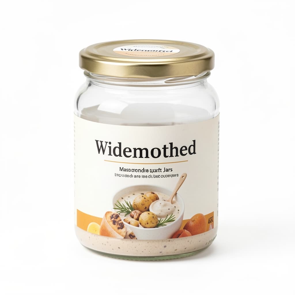 Widemouthed quart jars
