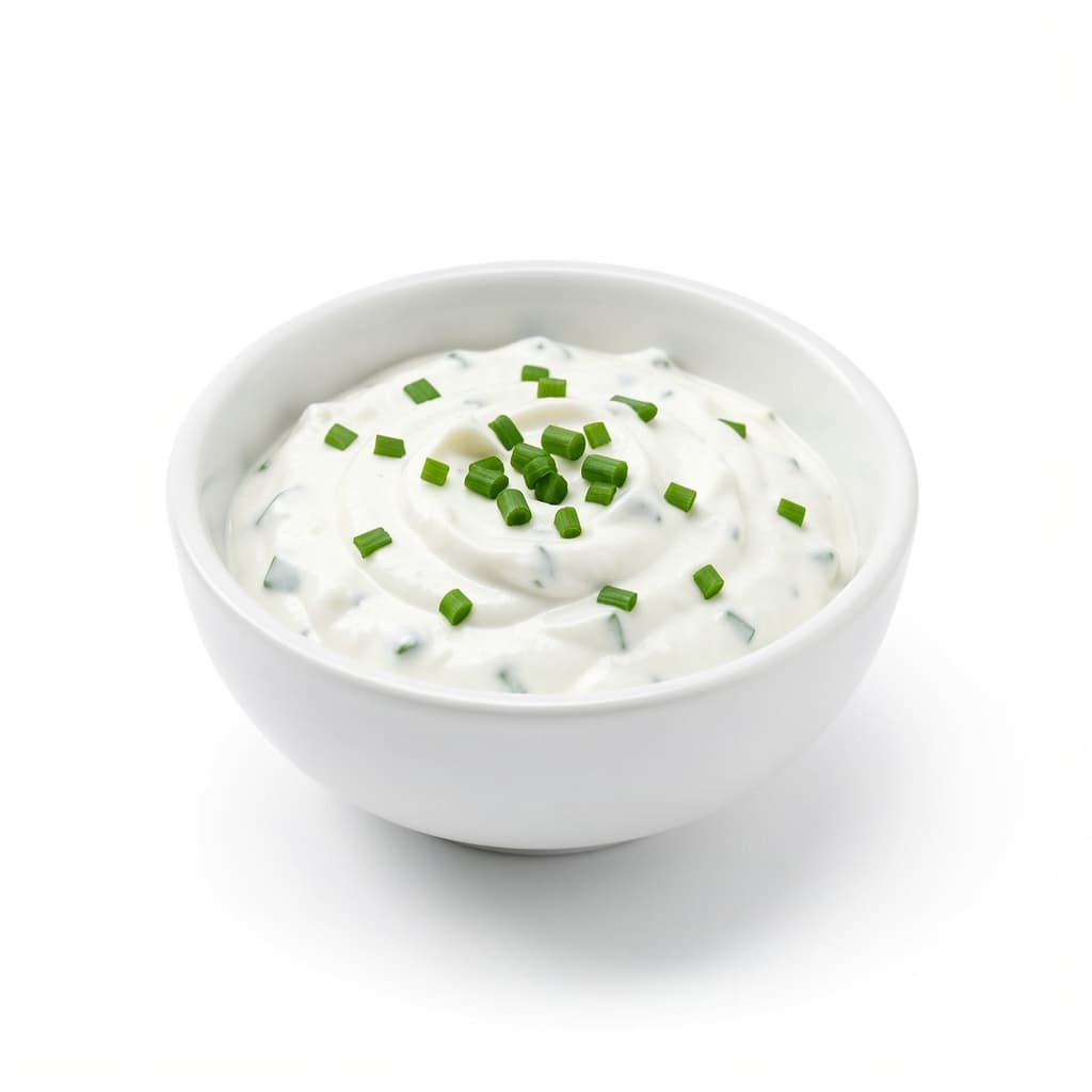 Soured cream and chive dip