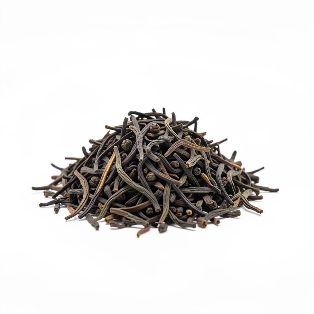 Pu-erh tea leaves