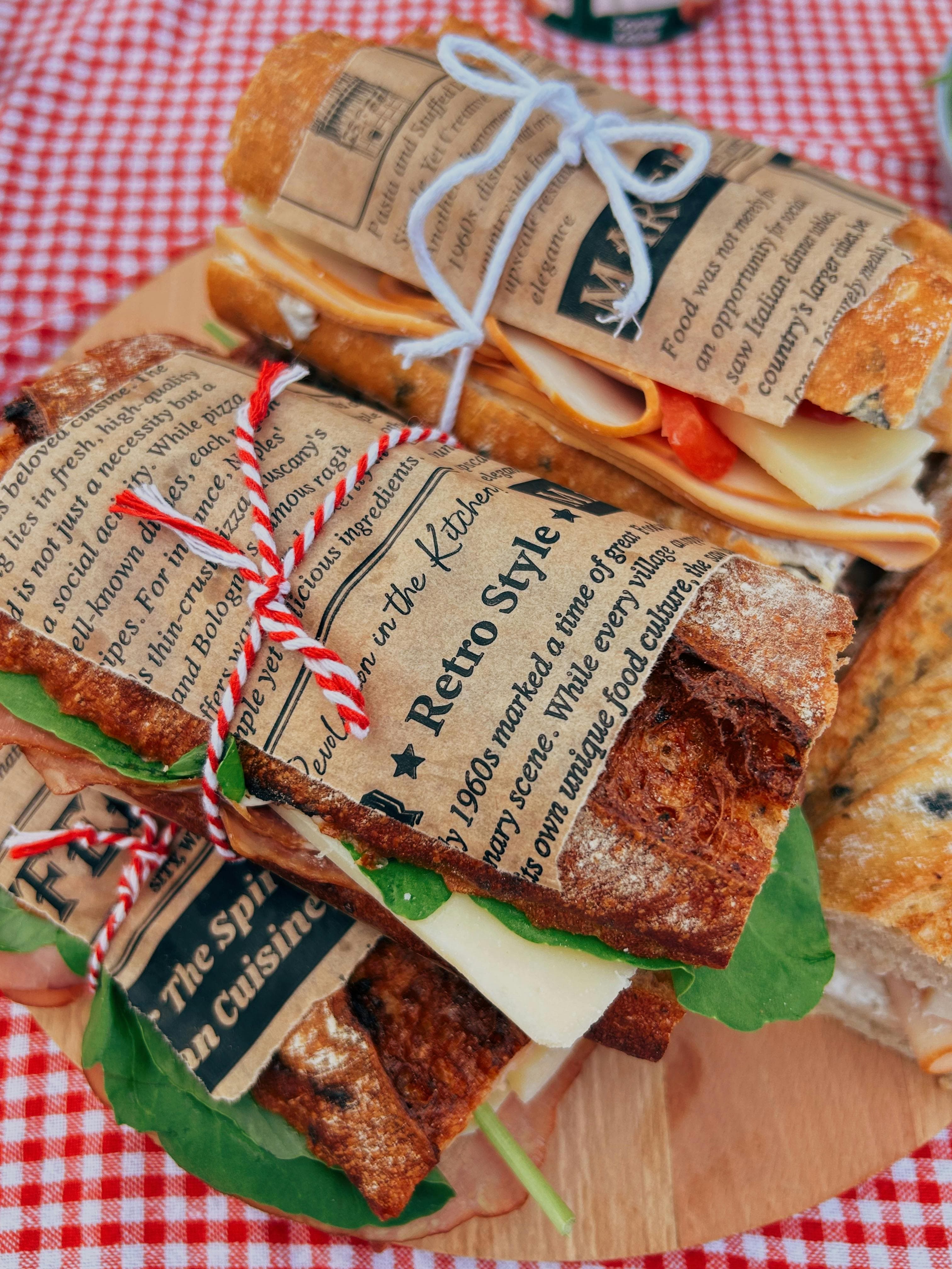 Baguette Farcie Club Sandwich Style