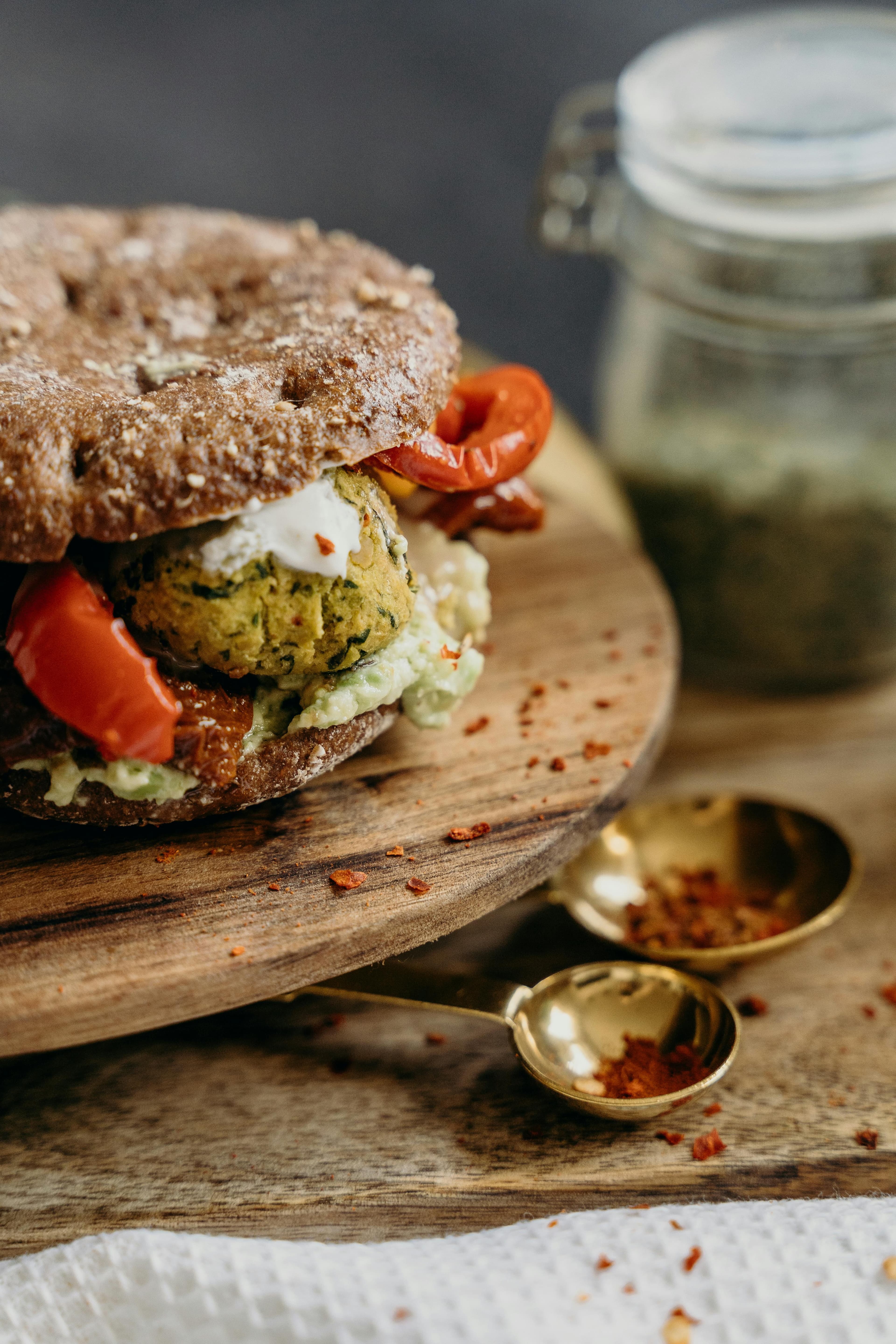 Baguette Farcie Végane Falafels