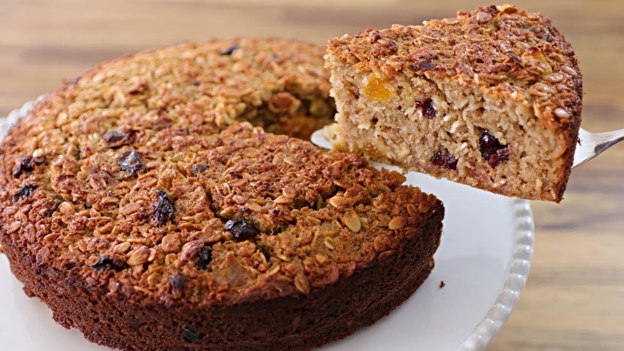 Baked Oat Cake