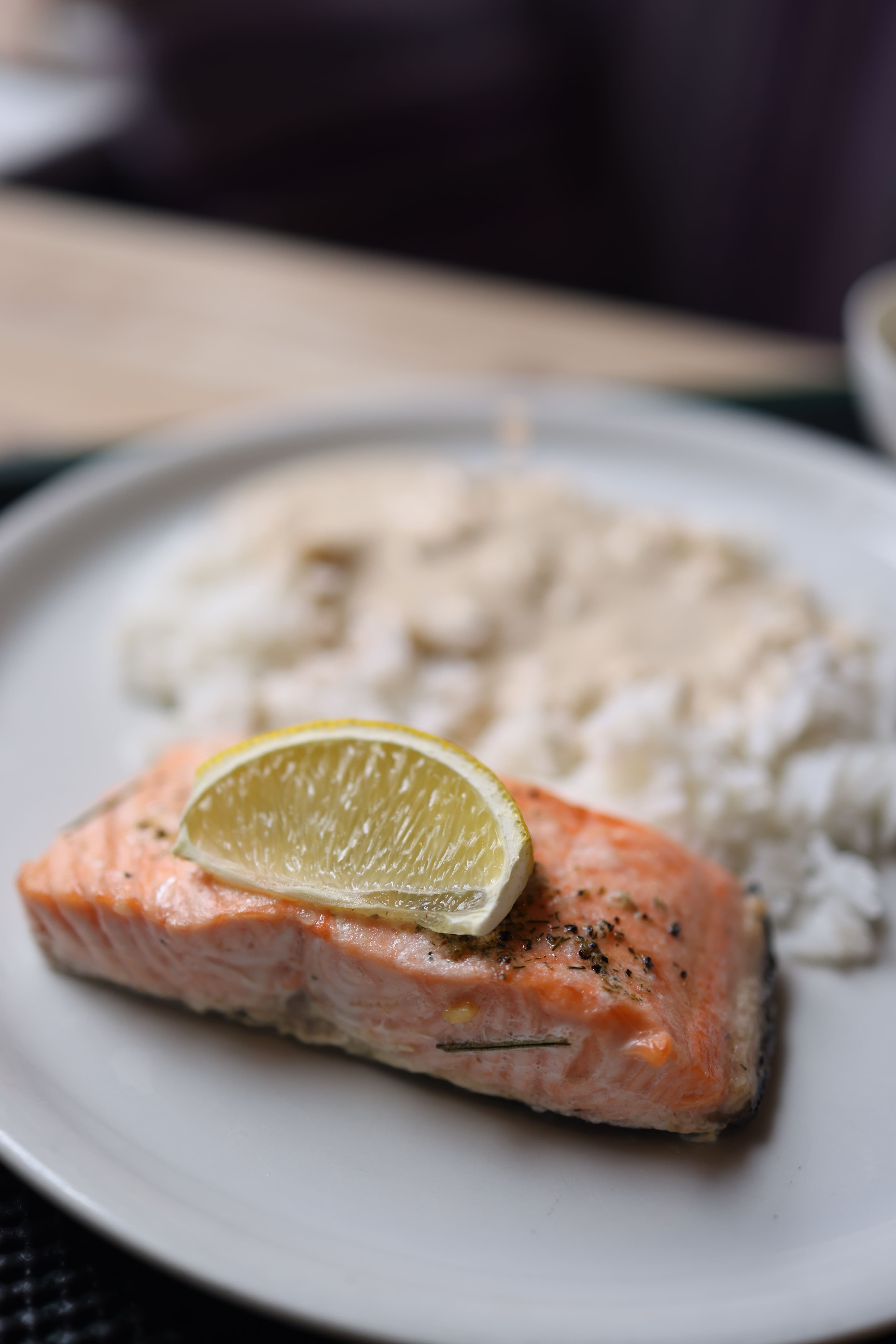 Baked Salmon with Lime