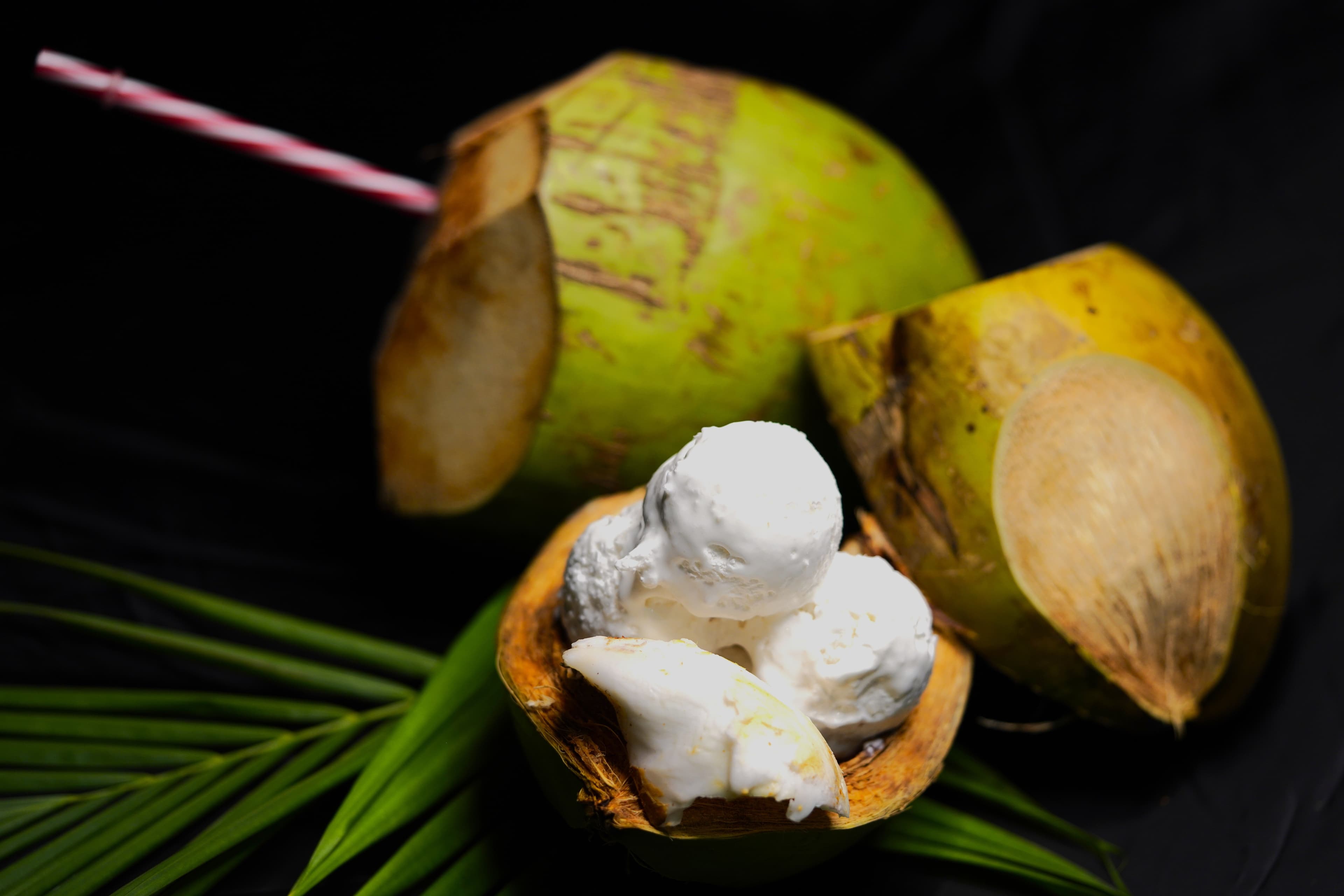 Basil Coconut Ice Cream