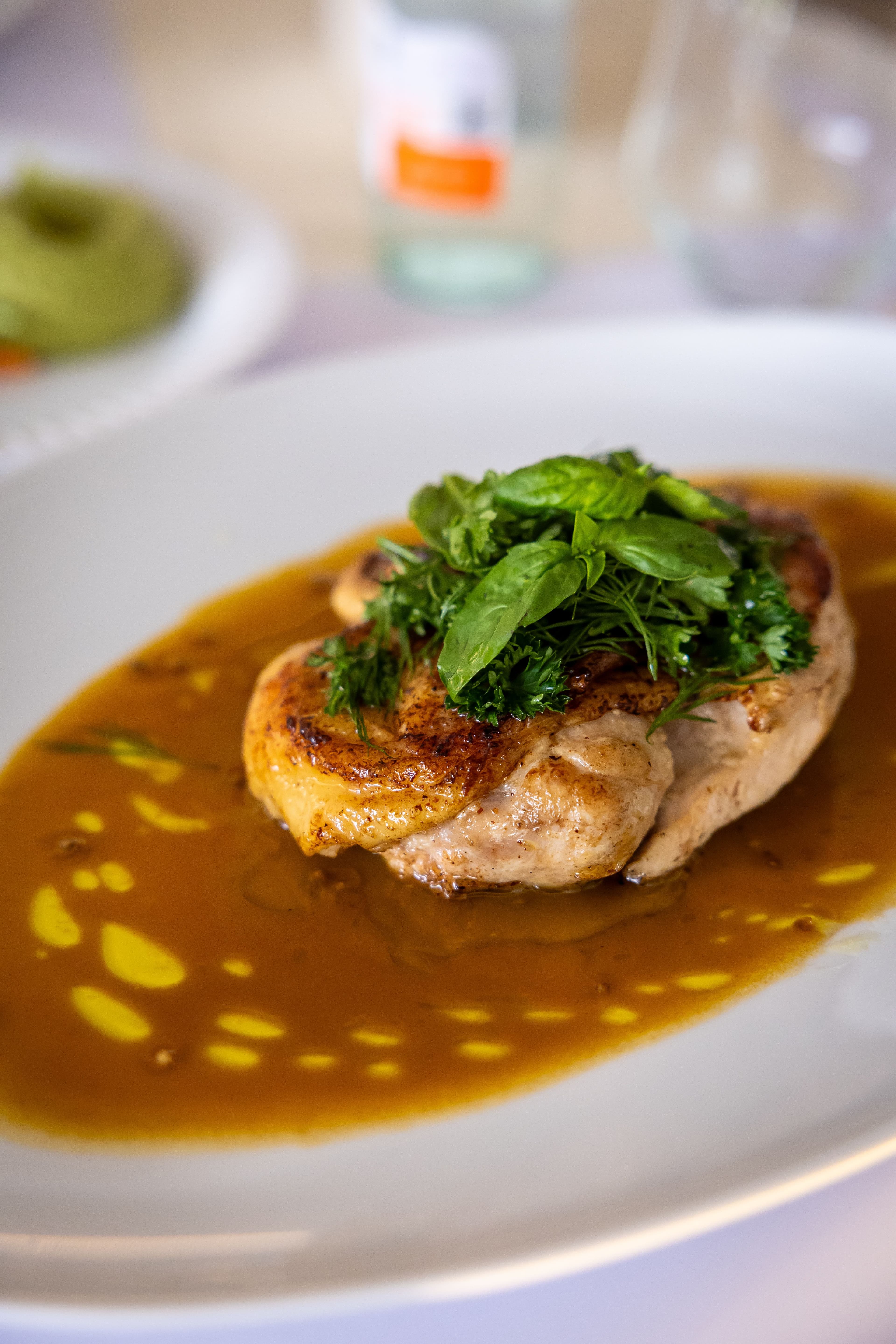 Basil Marinated Grilled Chicken