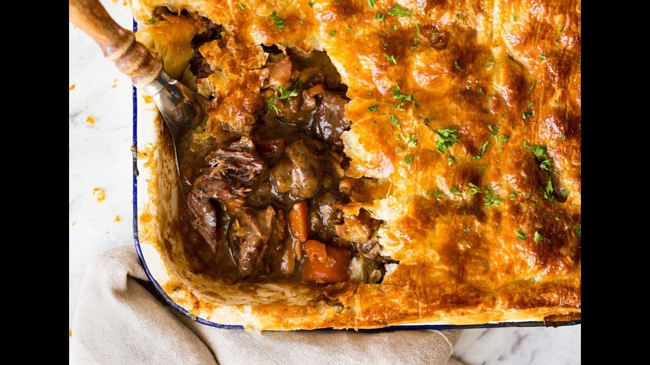 Beef and Mustard Pie