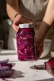 Beetroot & red cabbage sauerkraut