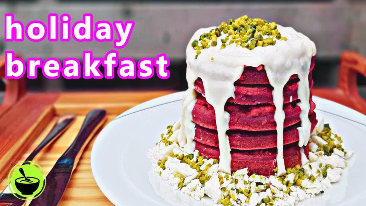 Beetroot pancakes