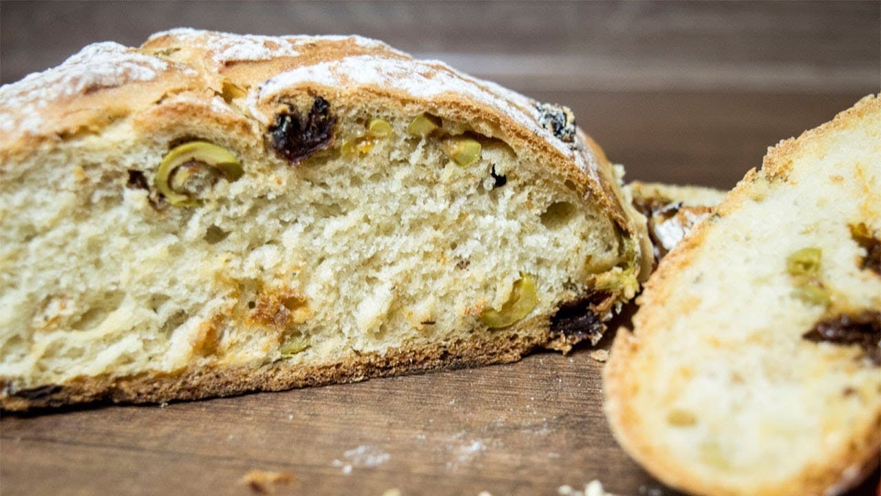 Black Olive and Tomato Bread