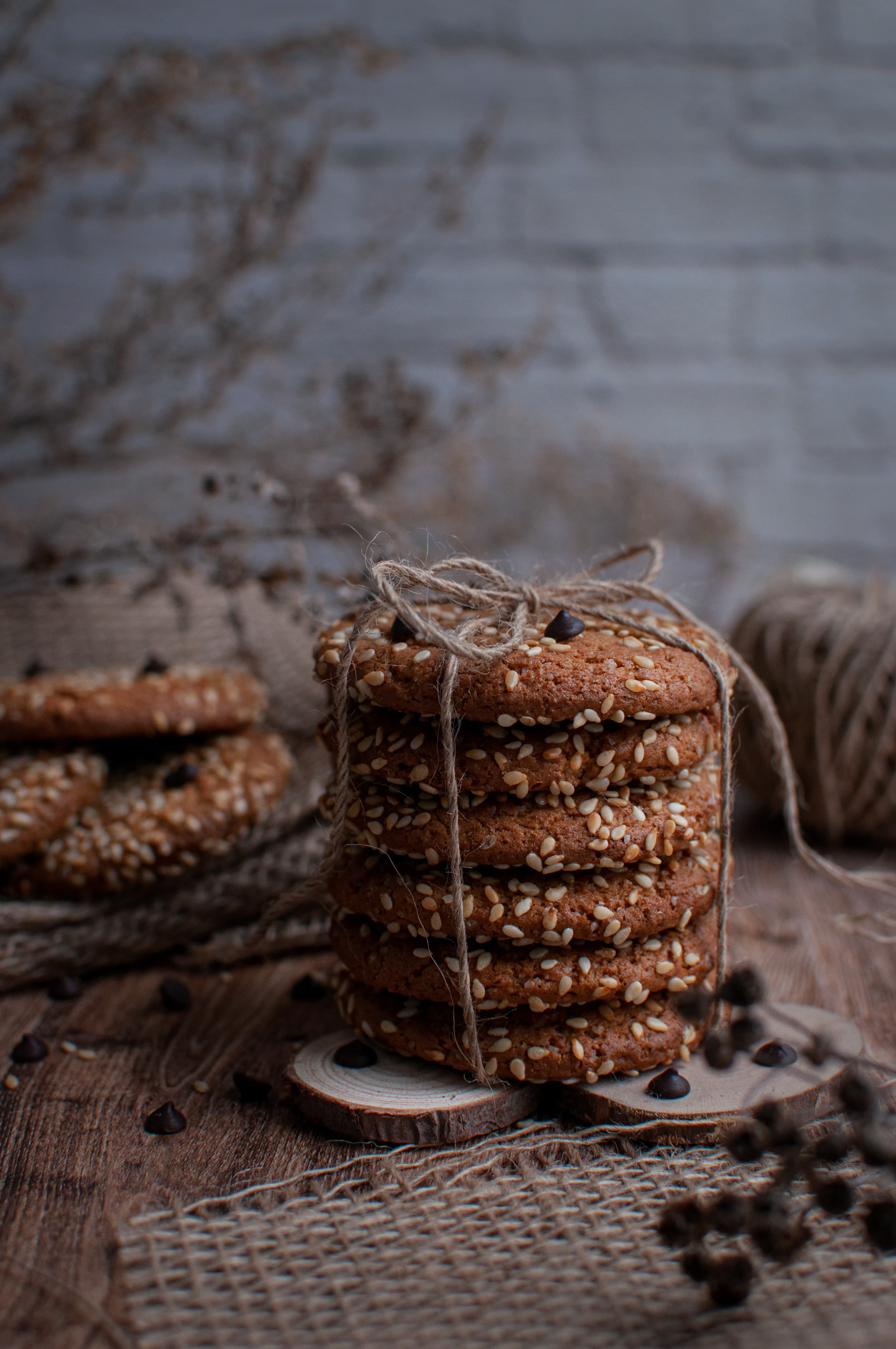 Black Sesame Cookies