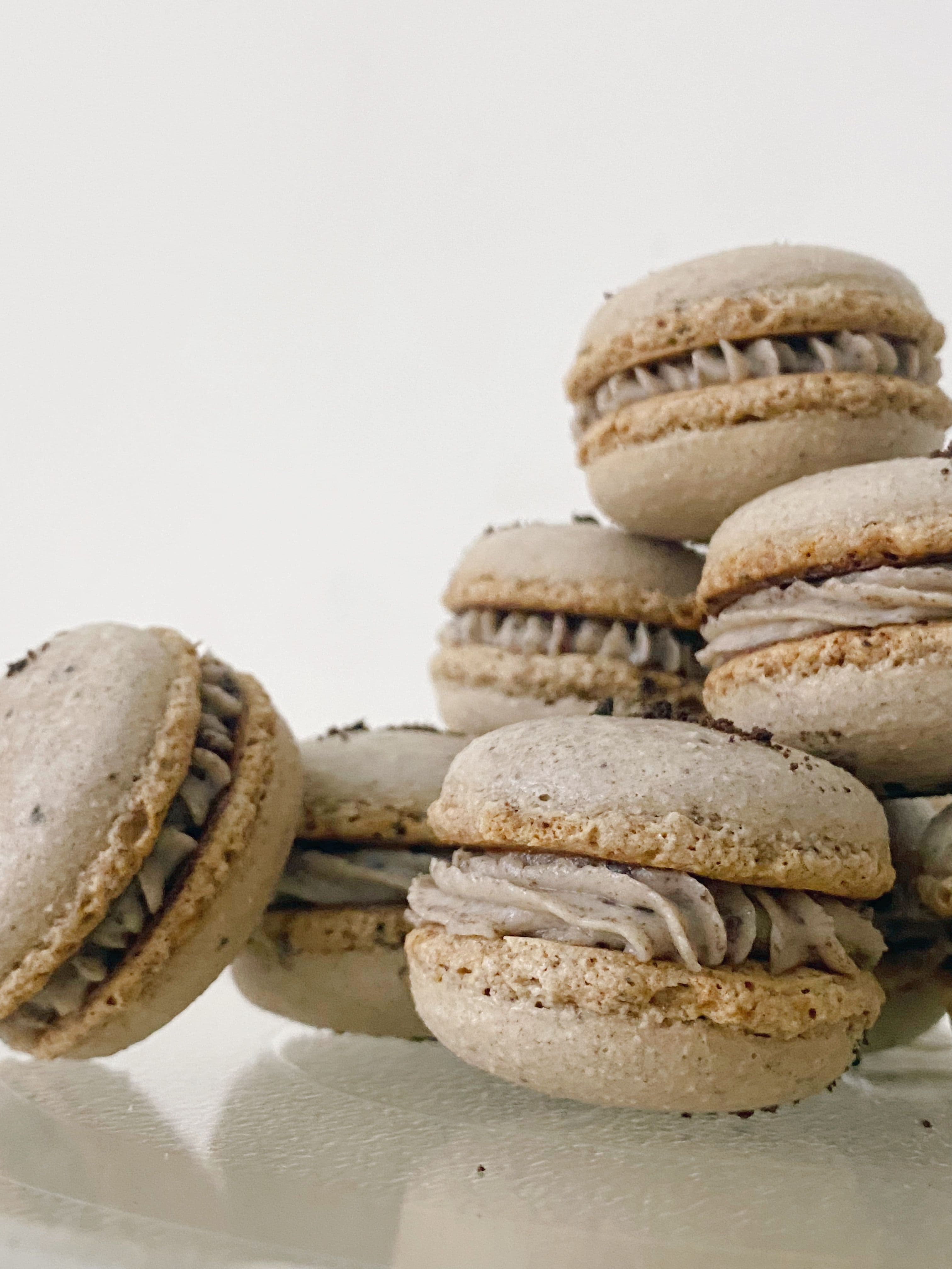 Black Sesame Macaron