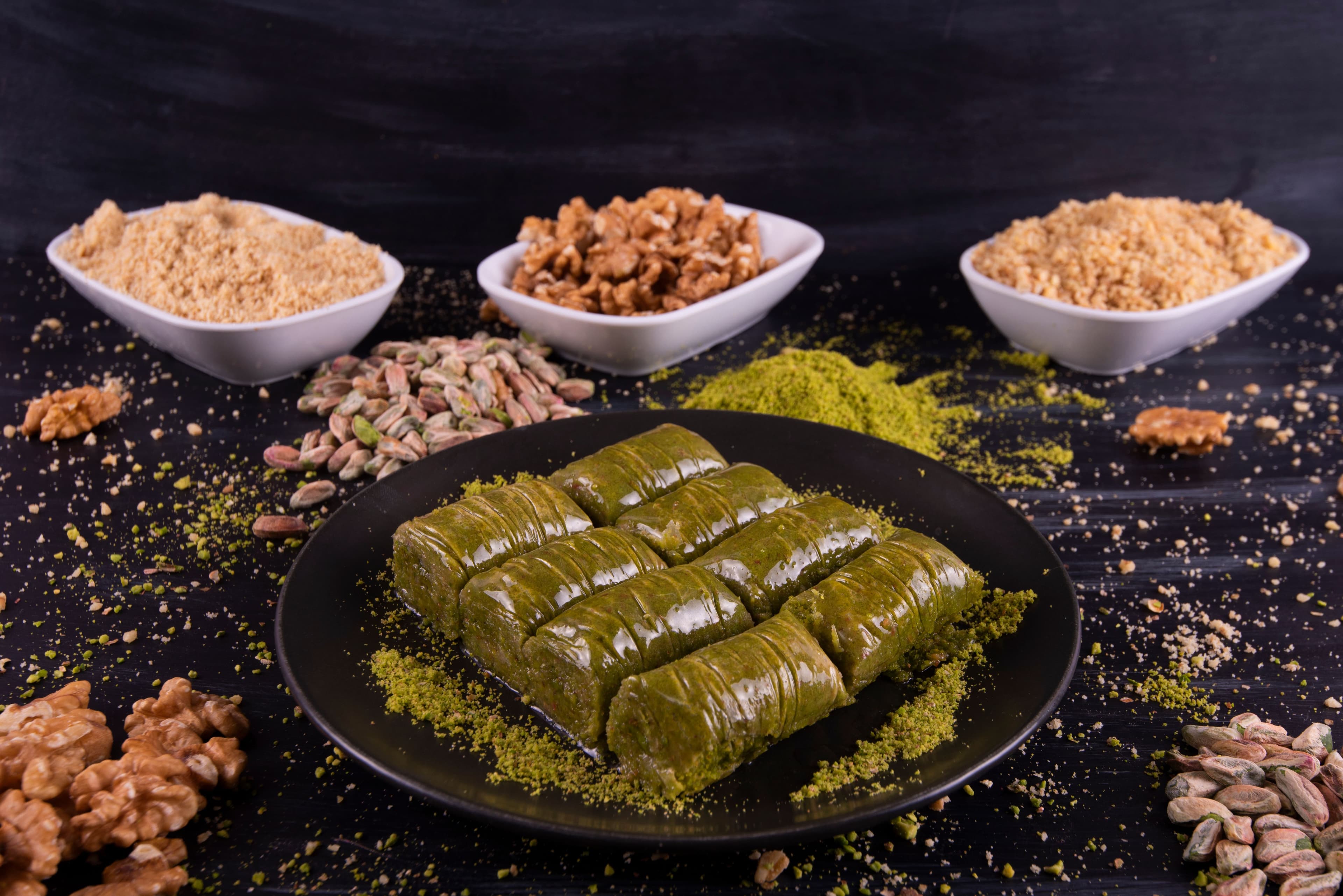 Bourma (Pistachio Roll Pastry)