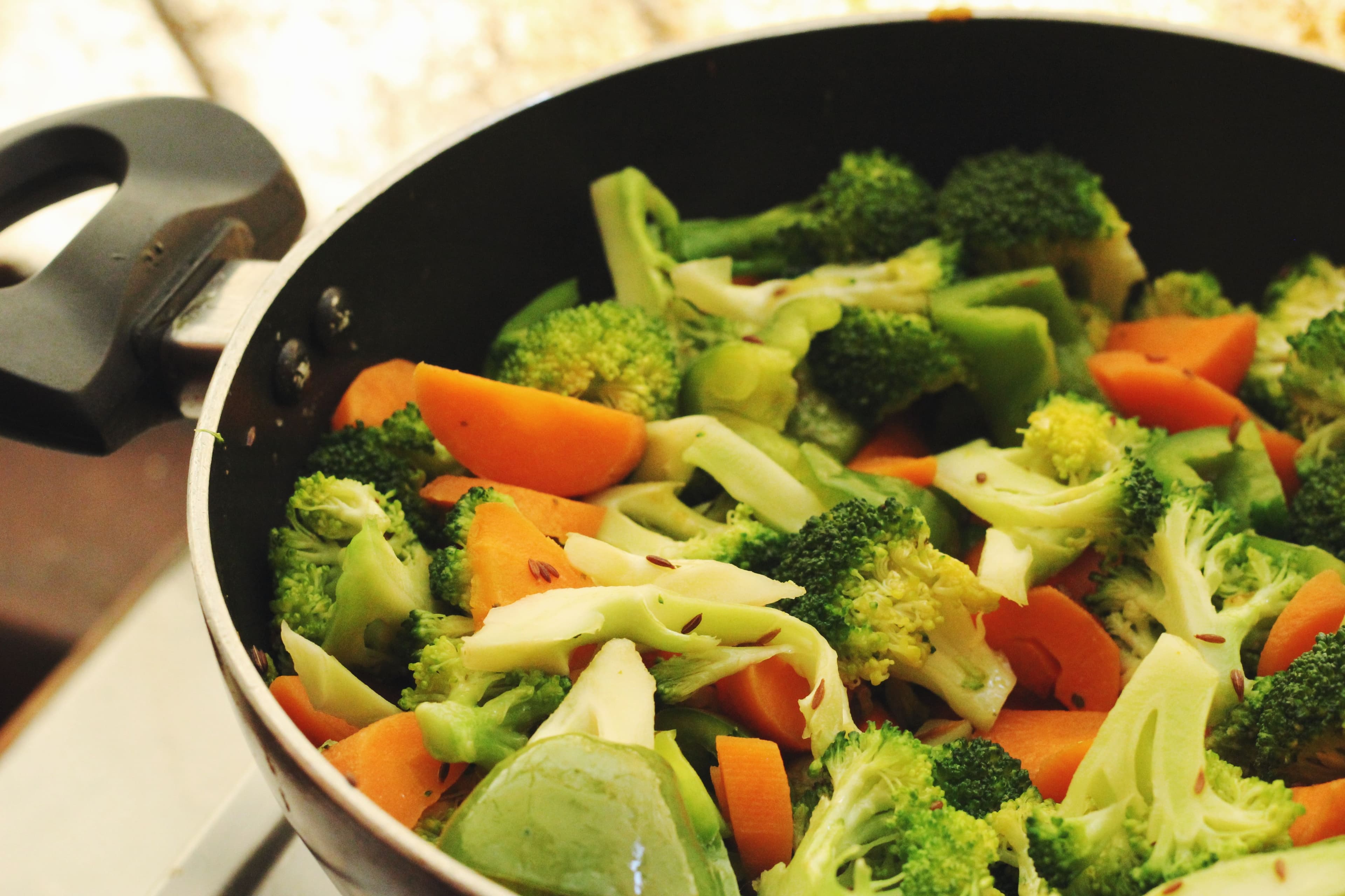 Broccoli, Carrot, and Pepper Upma