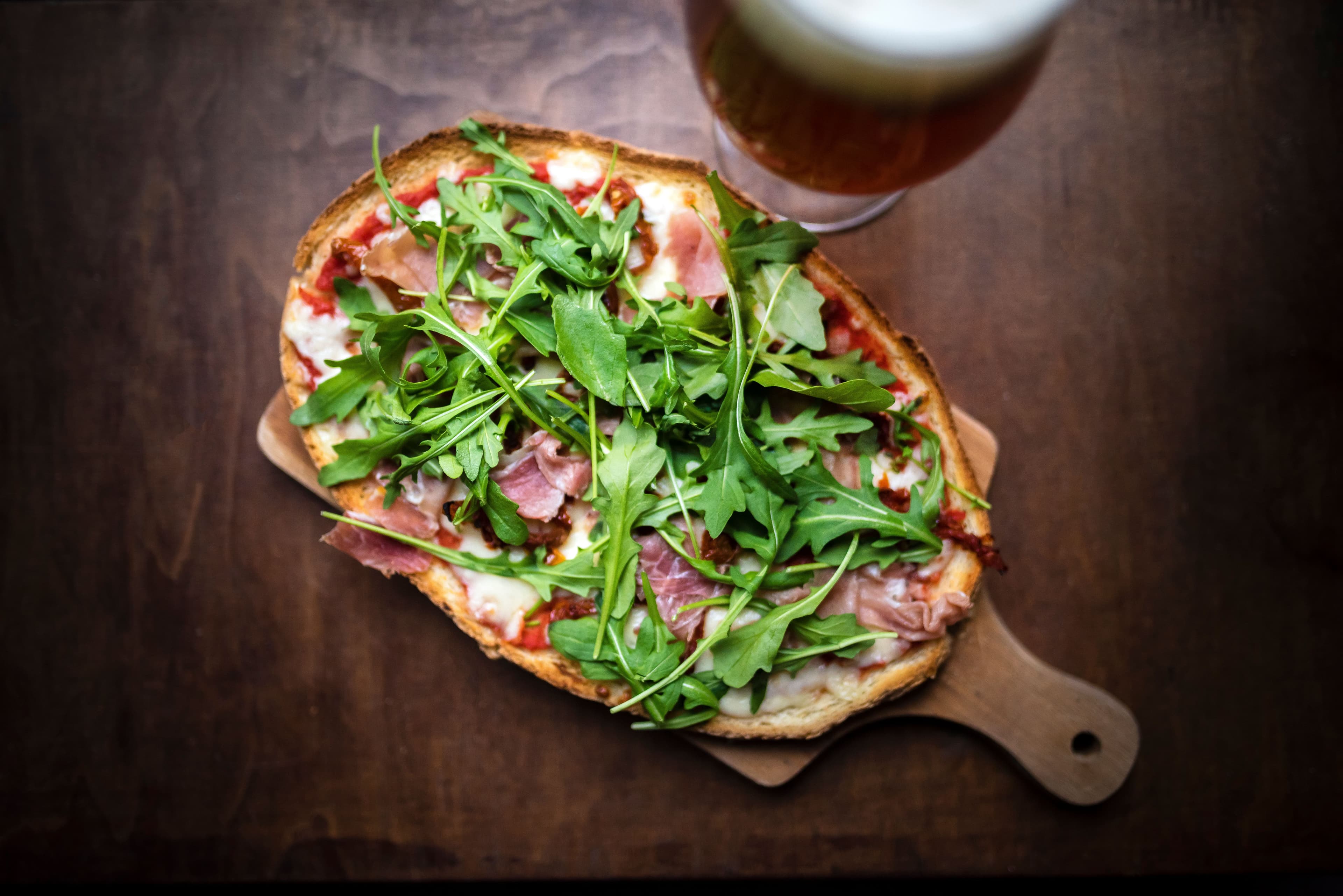 Burrata and Prosciutto Flatbread