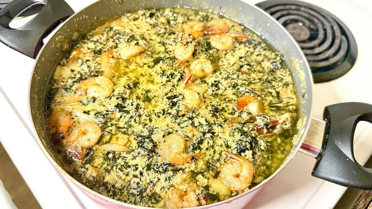 Cameroon Ndolé (Bitterleaf Stew)