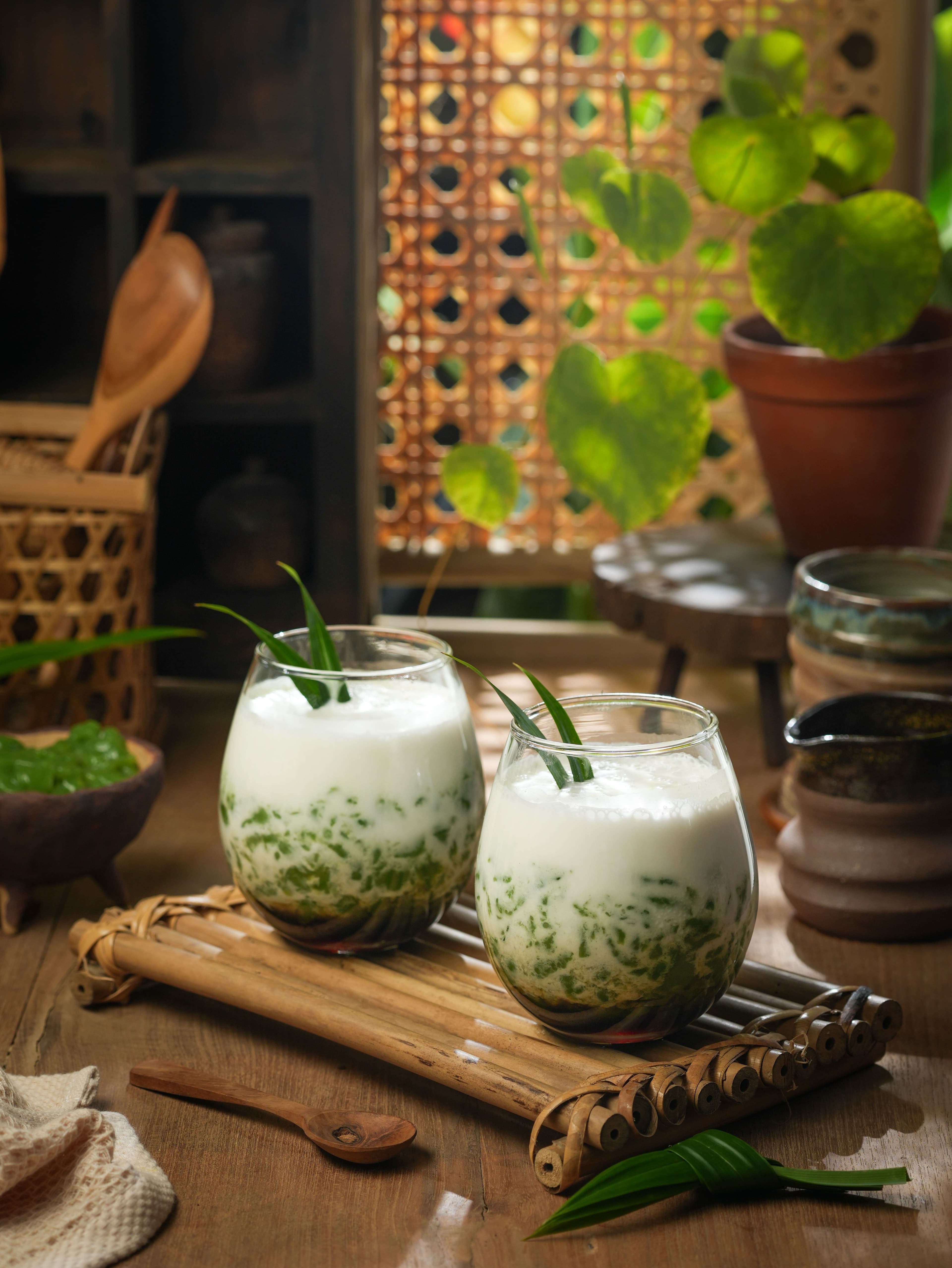 Cendol (Pandan Jelly Coconut Milk Dessert)