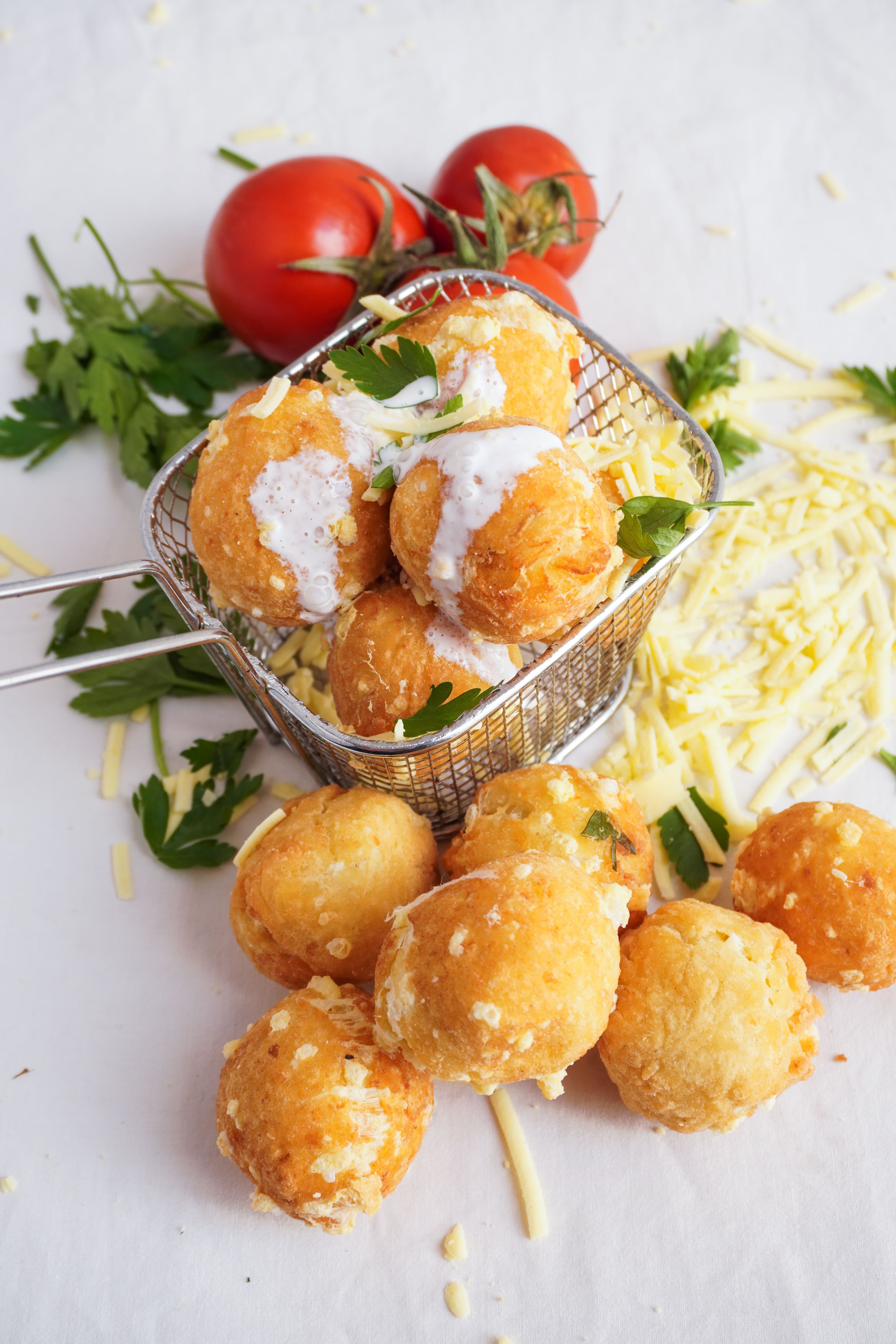 Cheesy Potato Fish Balls