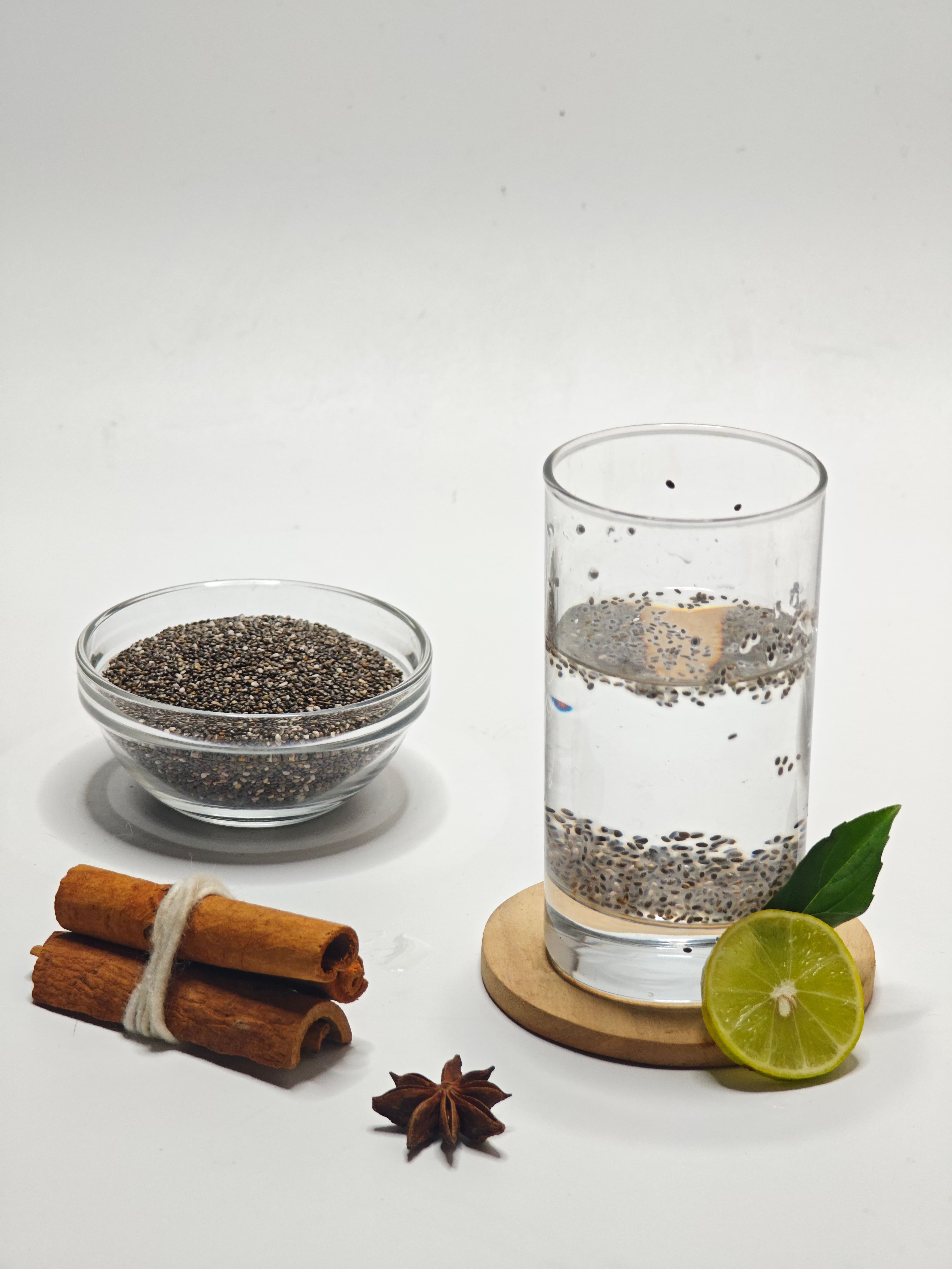 Chia Seed Lemon Water