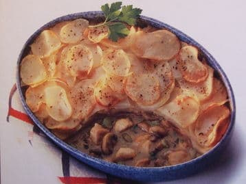 Chicken and mushroom Hotpot
