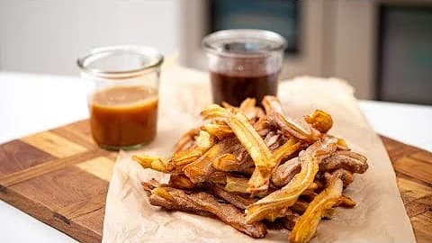 Chocolate Caramel Churros