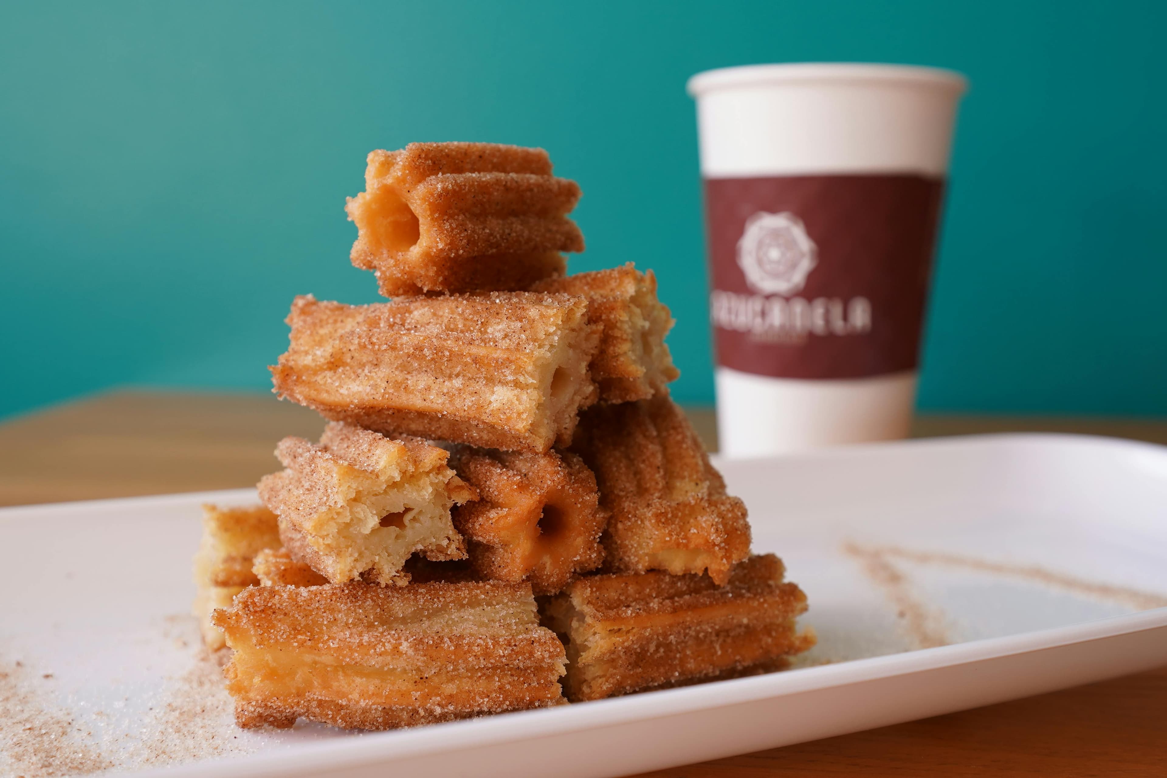 Churros con Helado