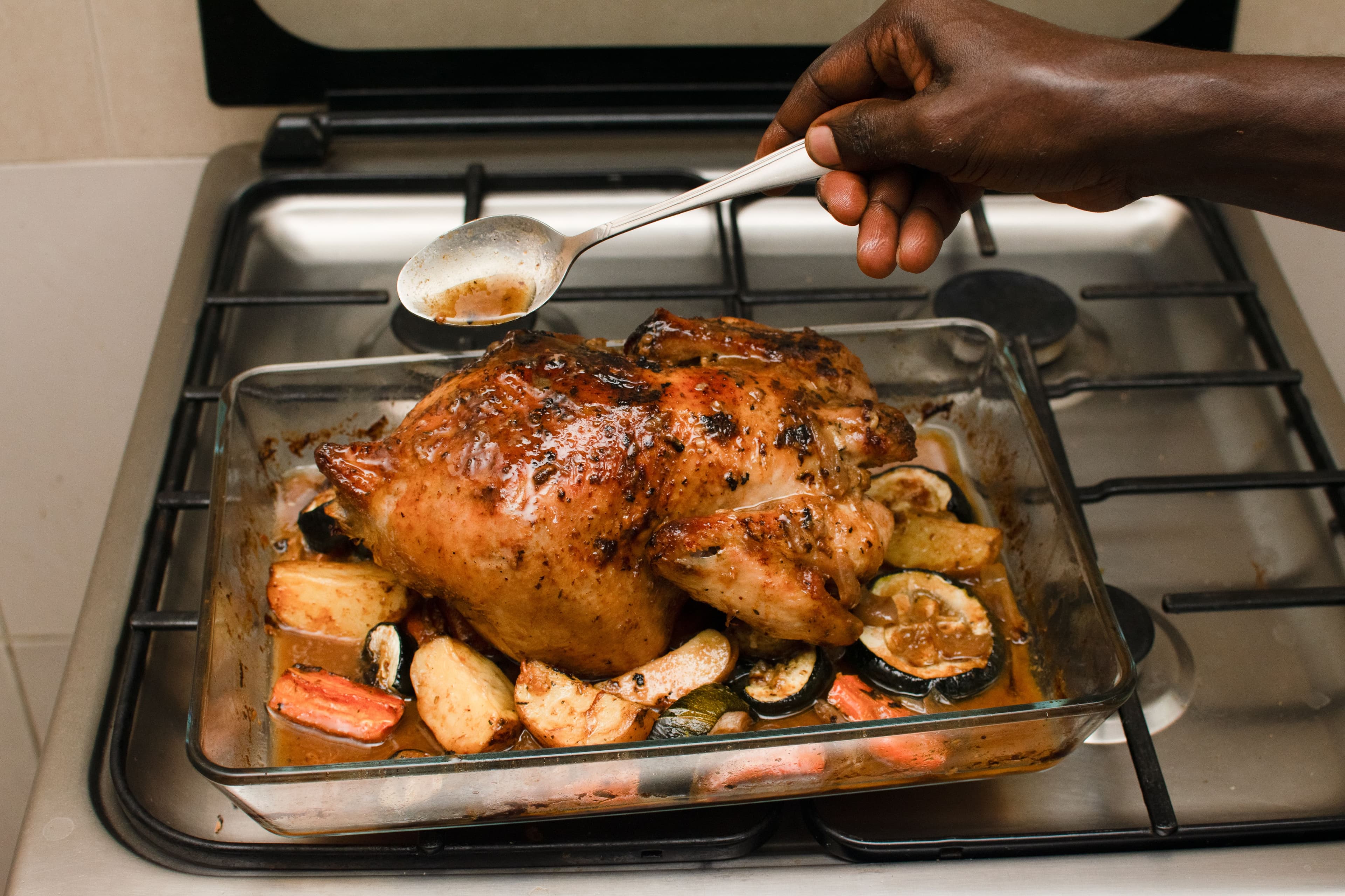 Cinnamon Apple Roasted Chicken