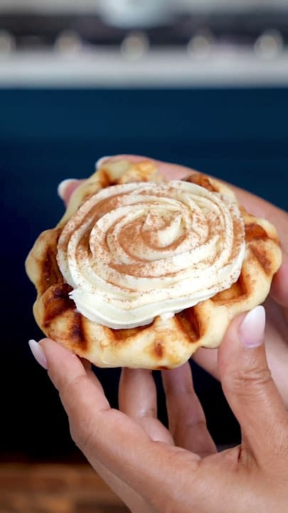 Cinnamon Roll Waffle