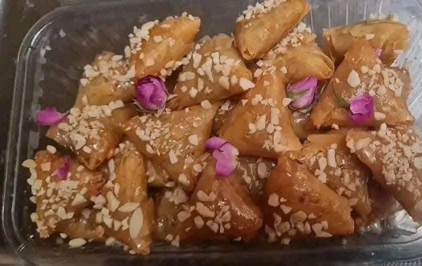 Coconut and Almond Briouates