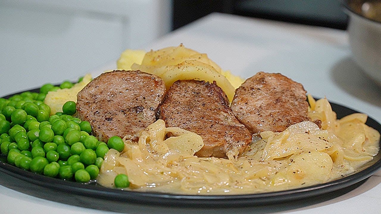 Coddled pork with cider