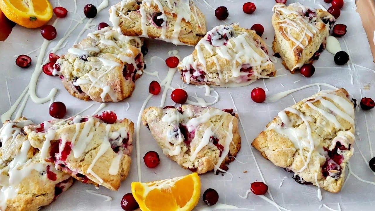 Cranberry Orange Scones