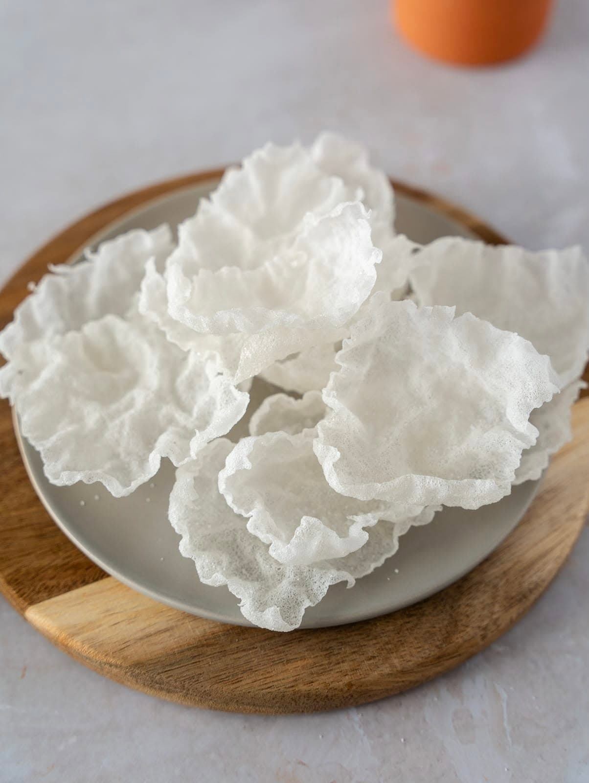 Crispy Rice Paper Chips