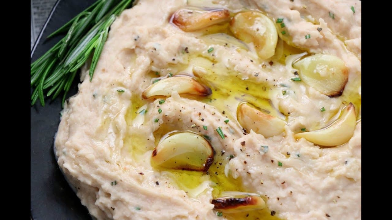 Crispy Rosemary Hummus