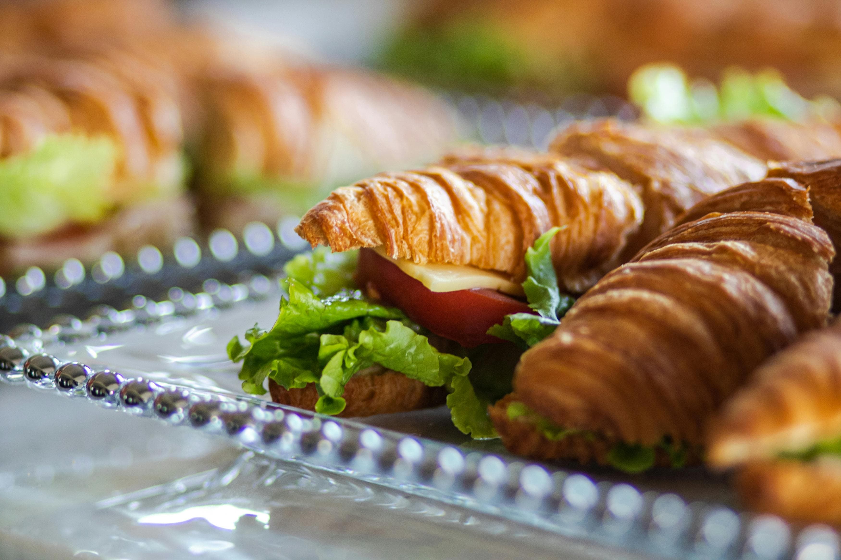Croissant Sandwich Breakfast