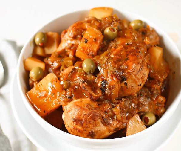 Cuban Chicken Fricasse