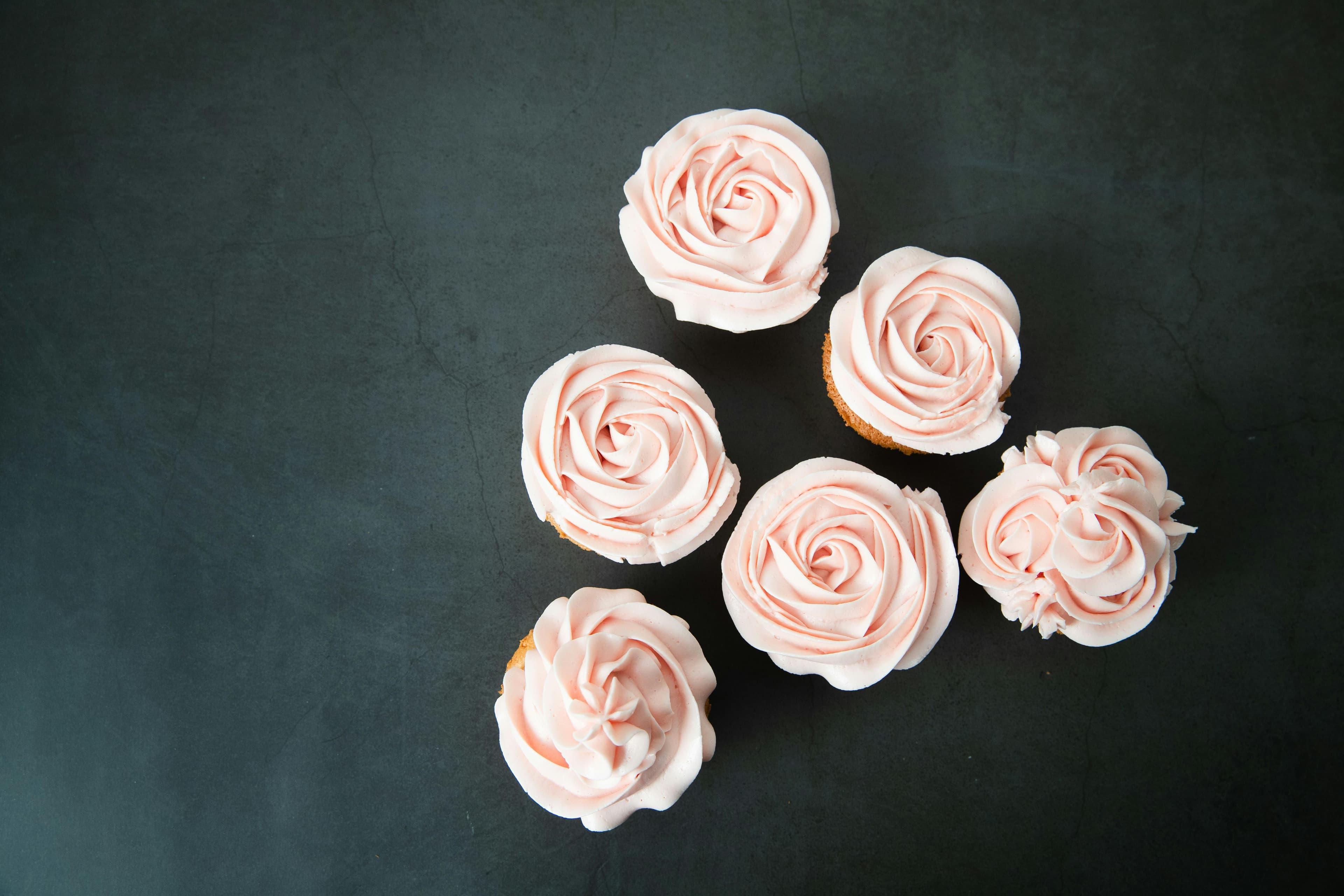Cupcake Rose Pistache