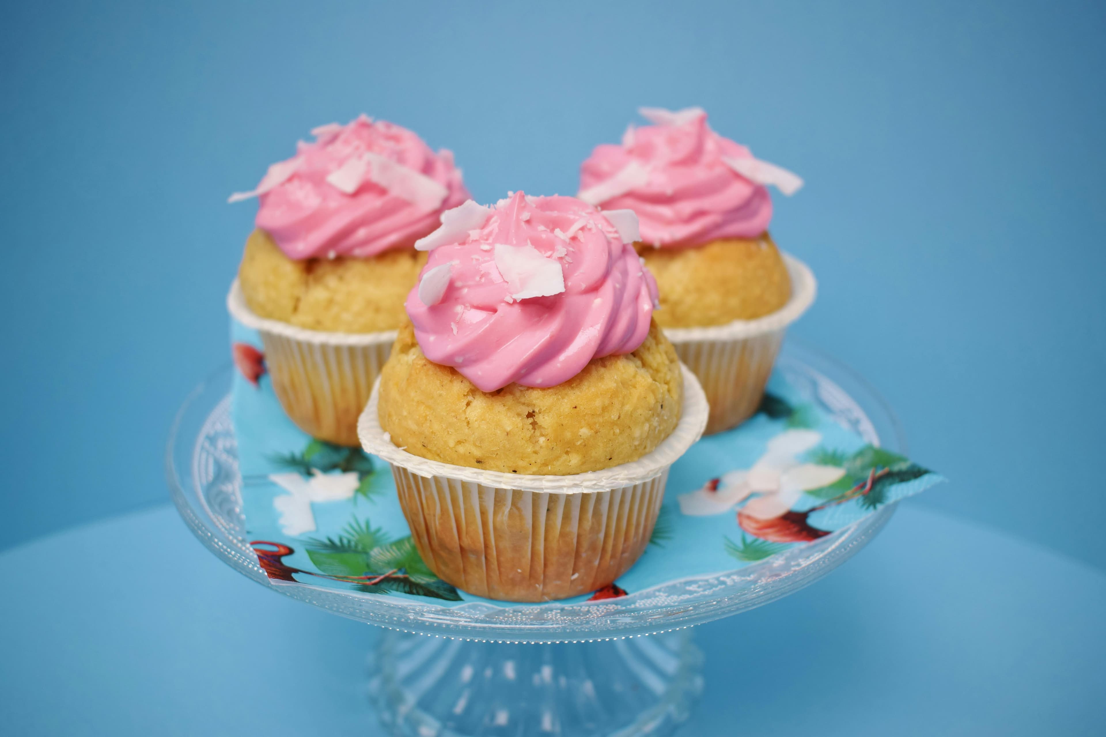 Cupcake Vegan Fraise