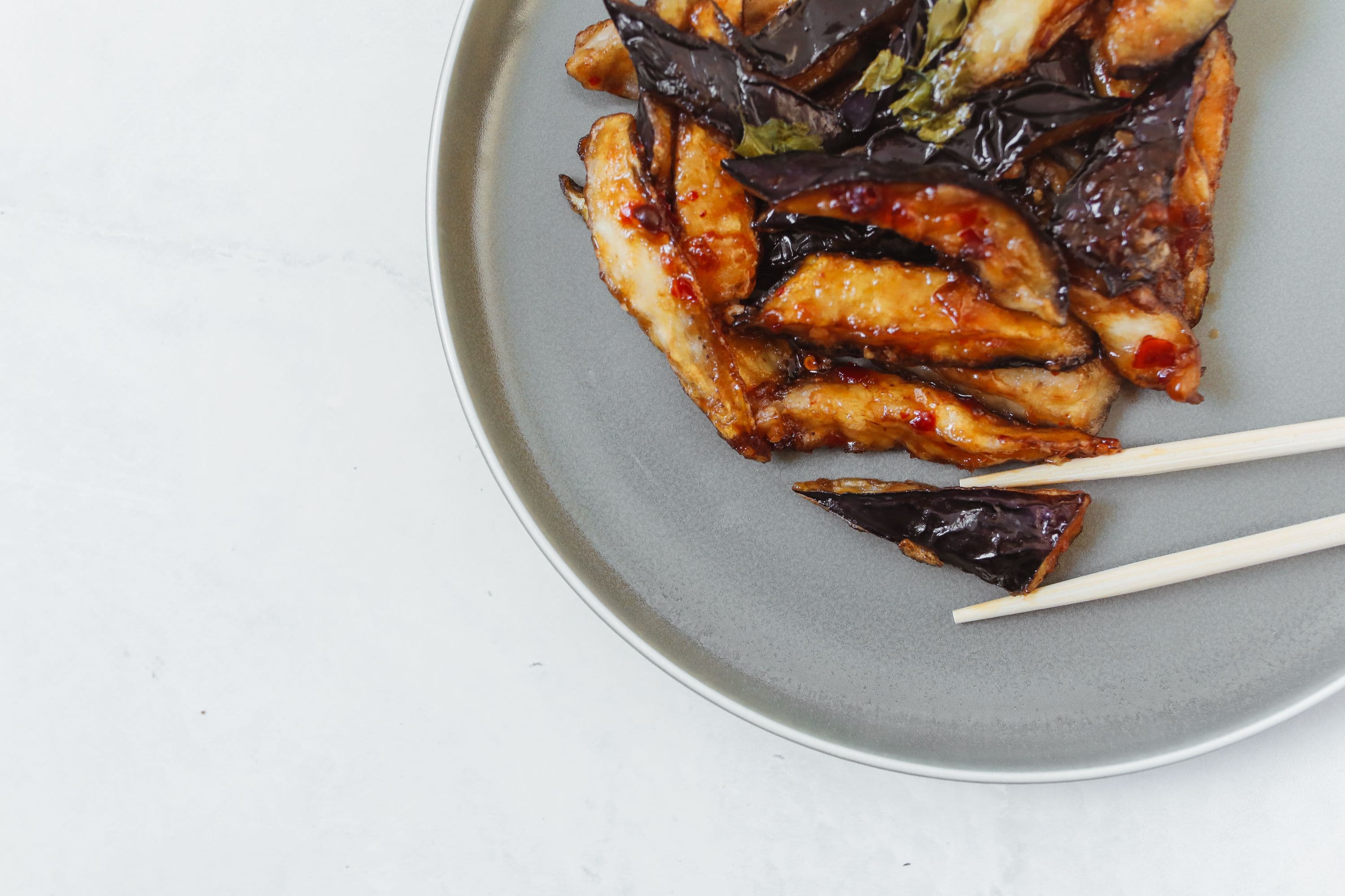 Eggplant with Garlic Sauce