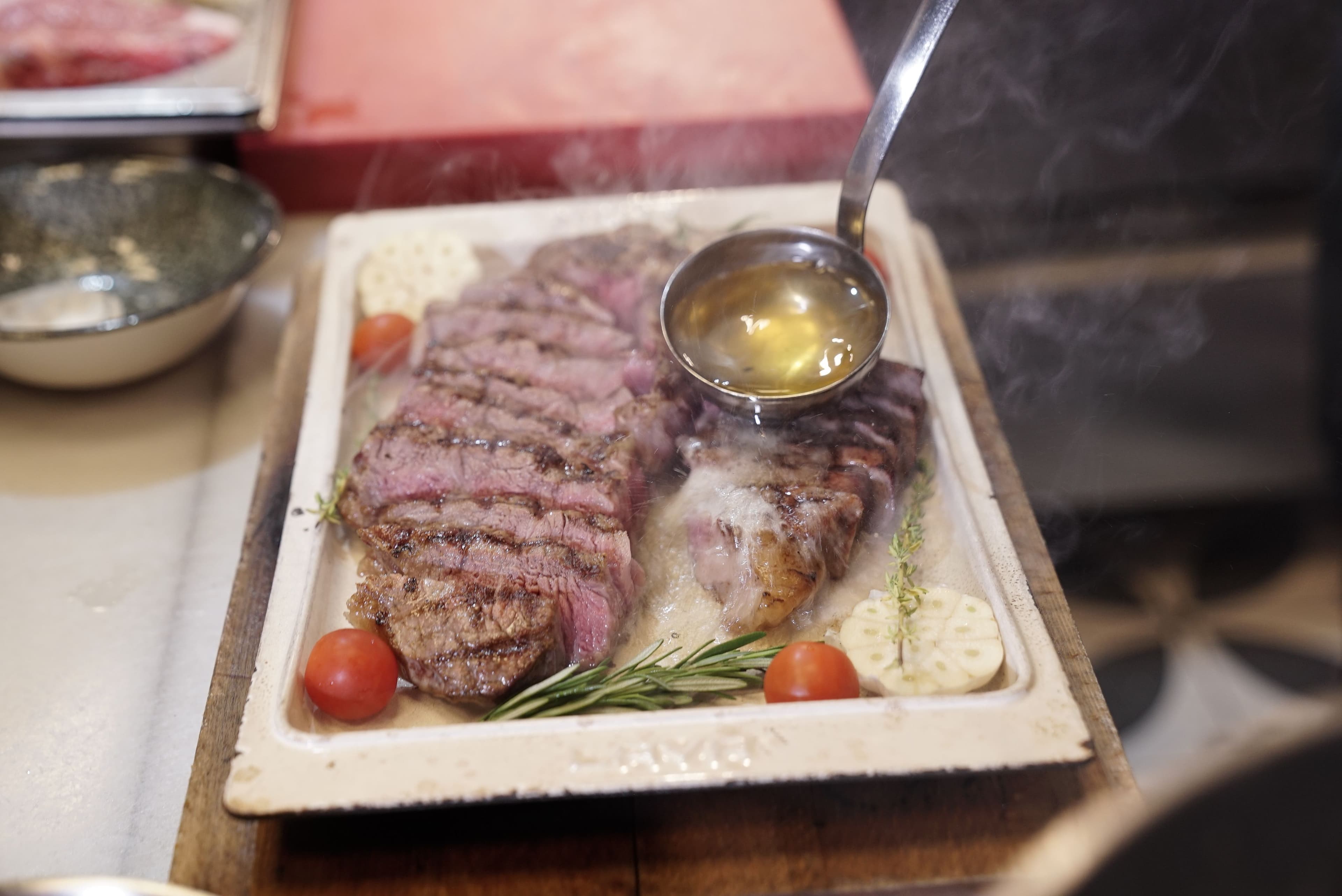 Fermented Black Garlic Butter Steak