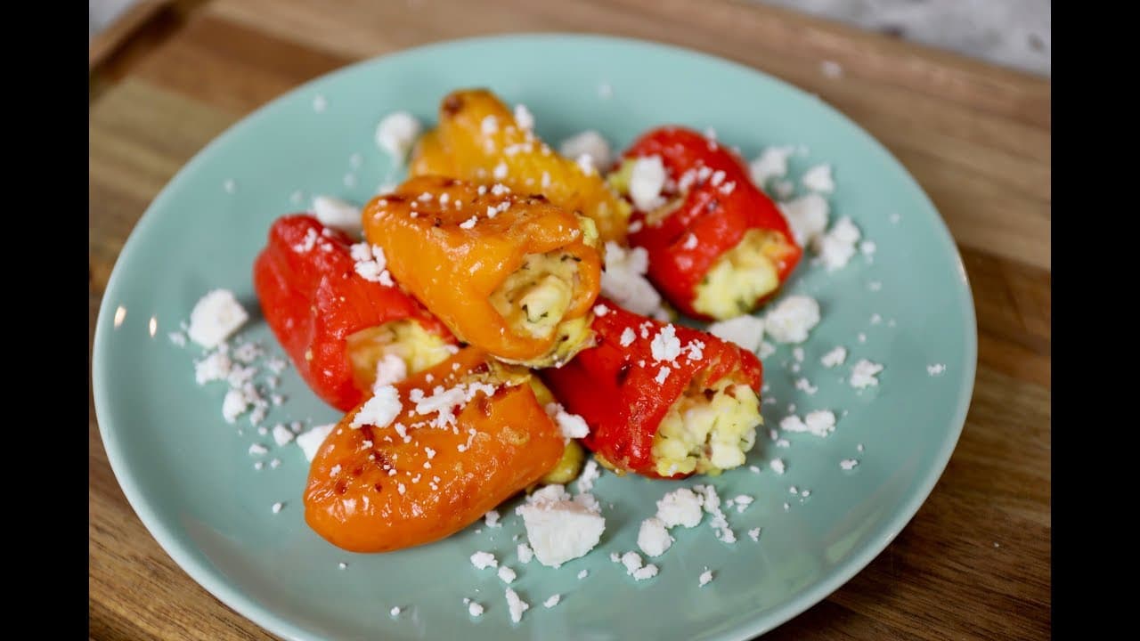 Feta-Stuffed Mini Pepper Salad