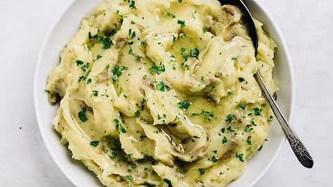 Garlic Low Fat Mashed Potatoes