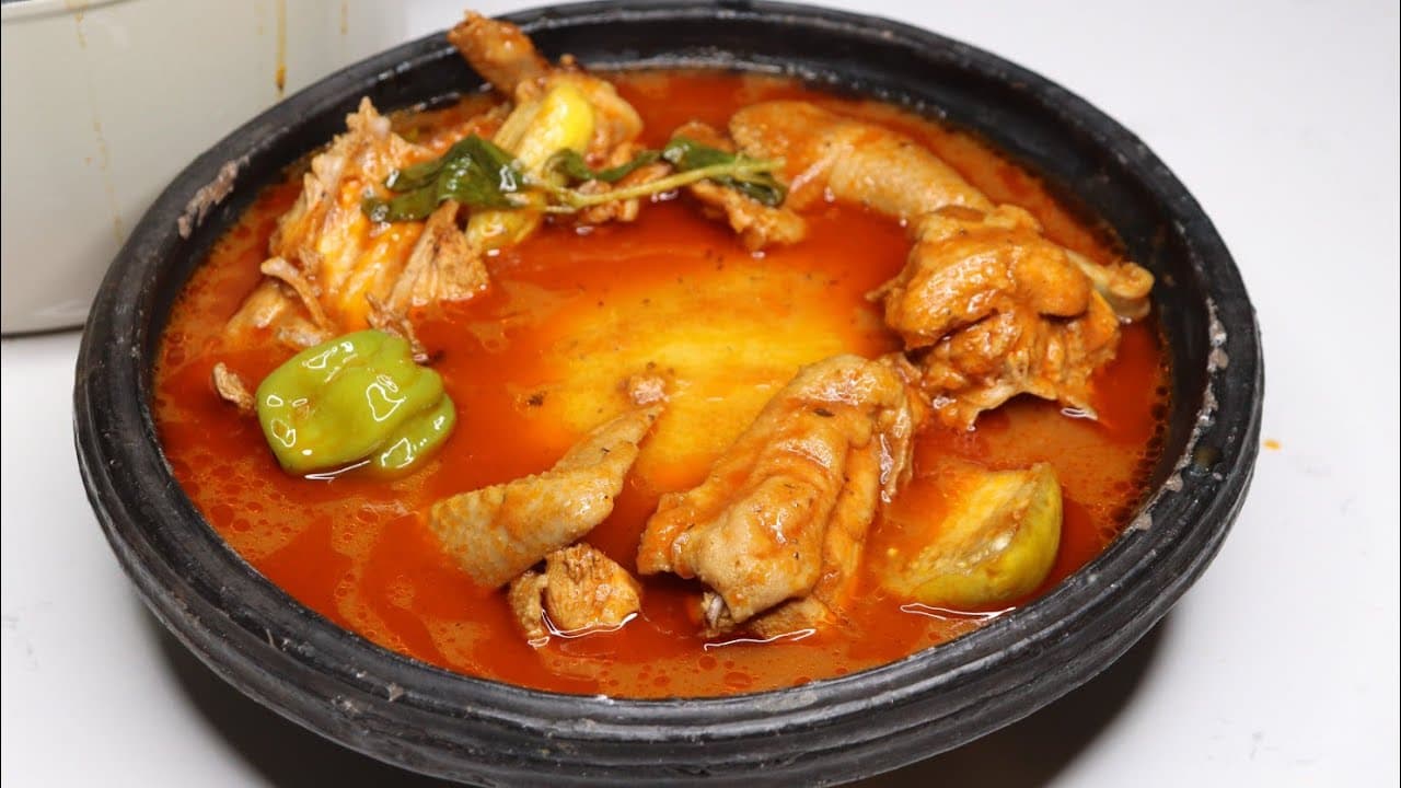 Ghanaian Fufu with Light Soup