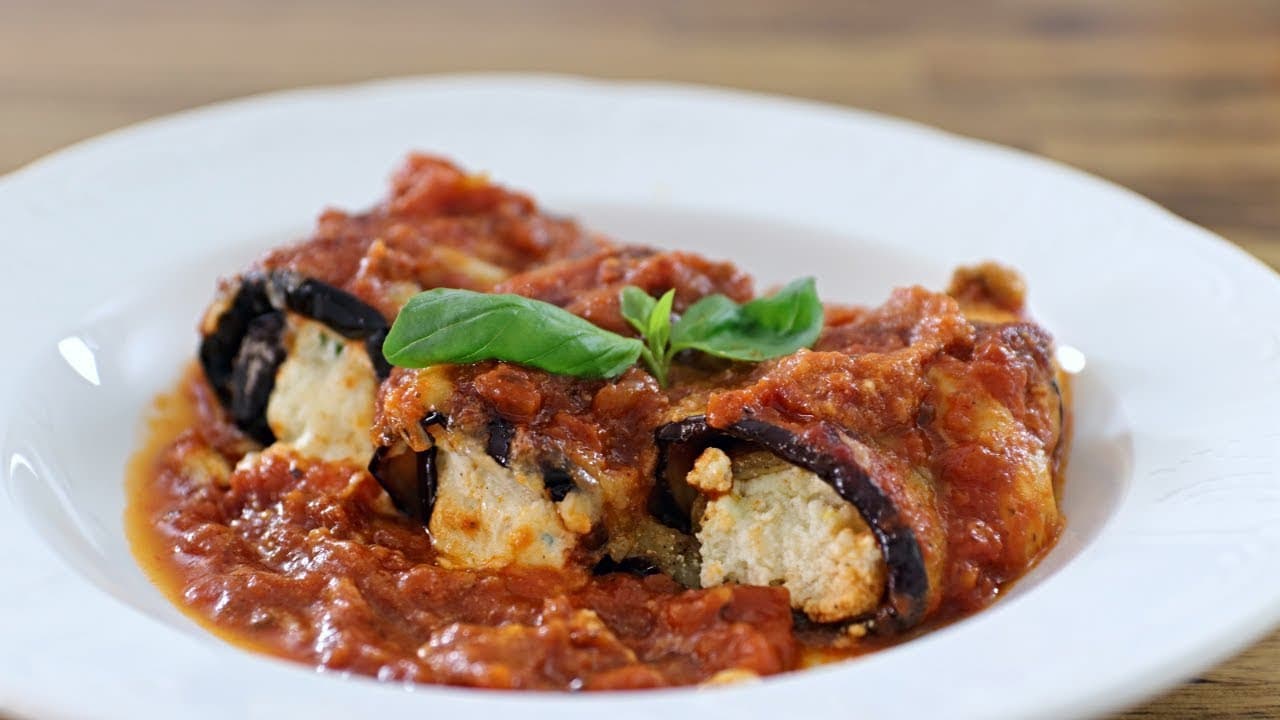 Grilled Eggplant Rollatini