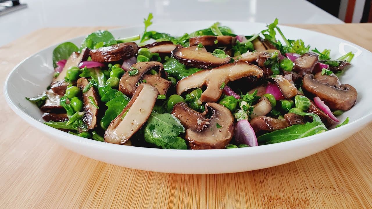 Grilled Mushrooms Salad