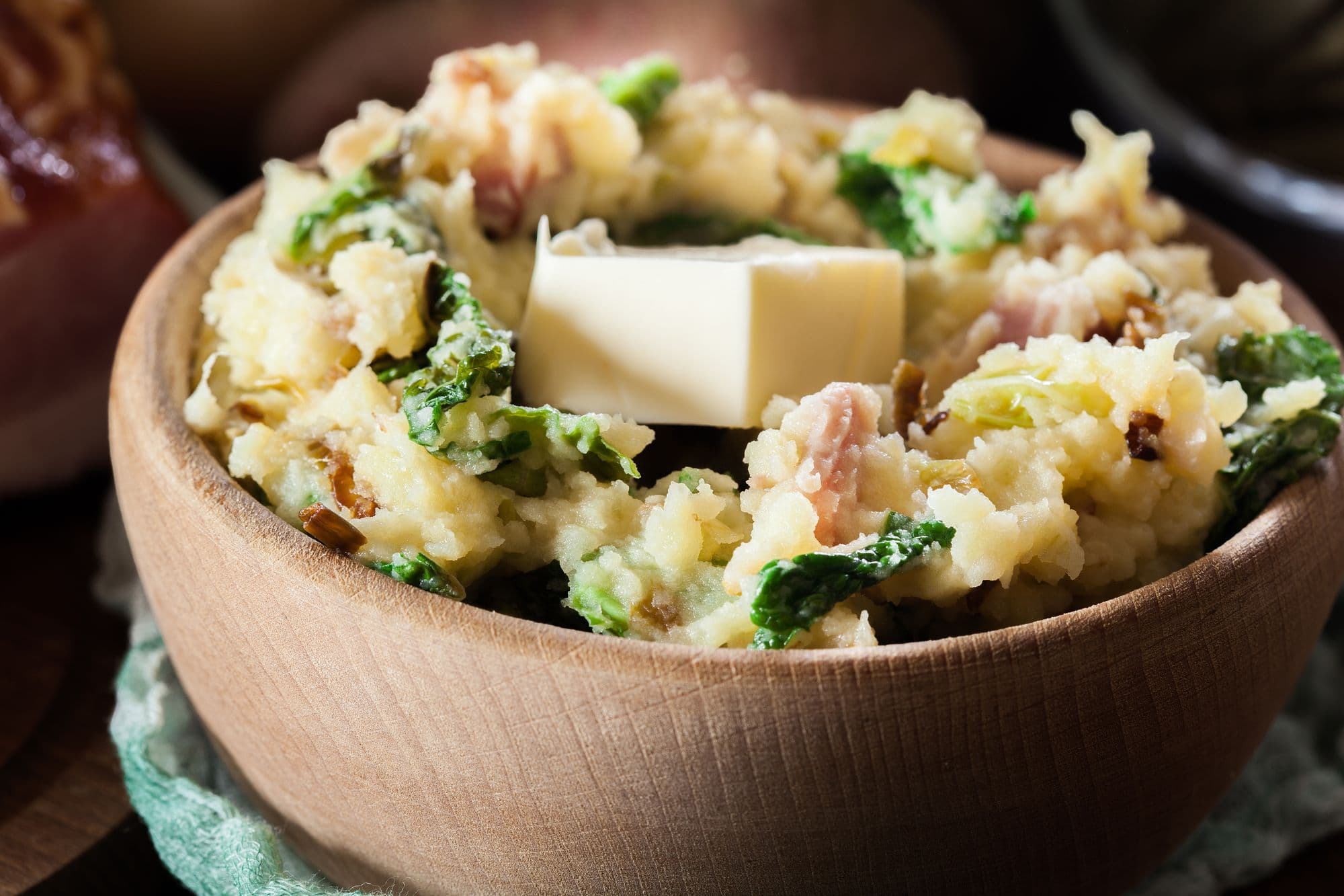 Ham hock colcannon