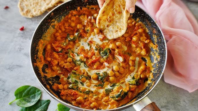 Harissa Chickpea Rice Bowl