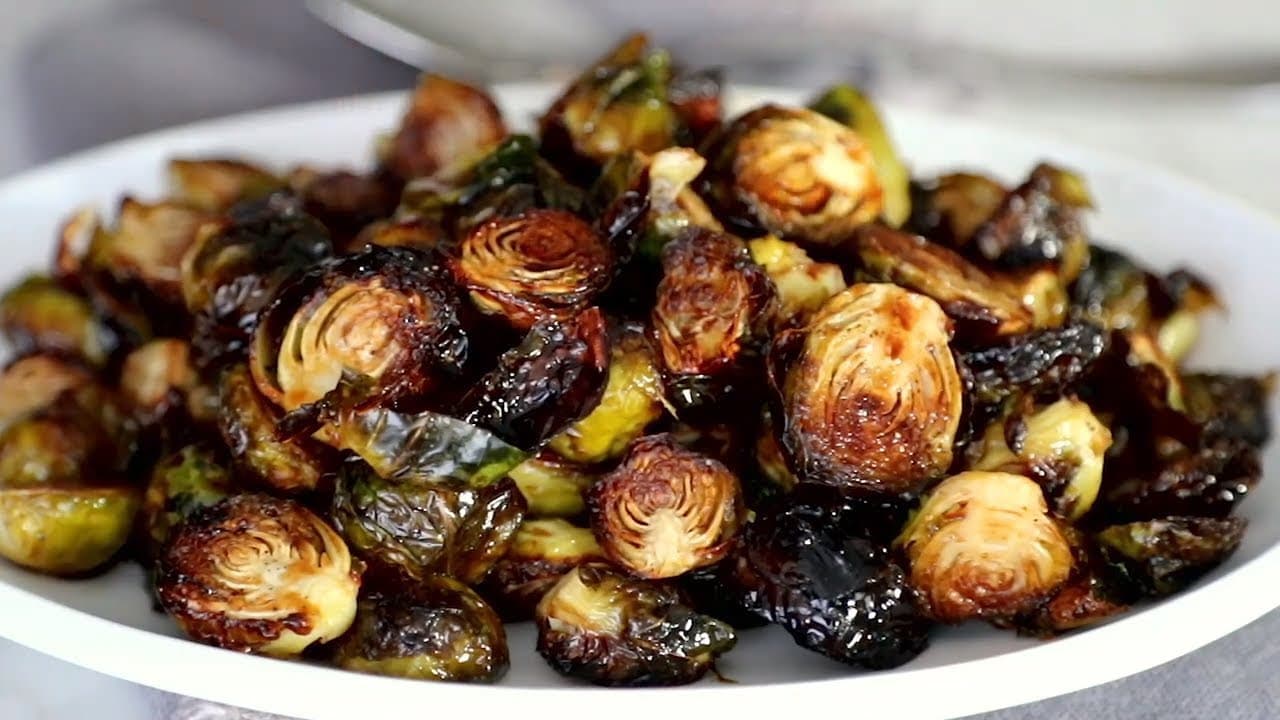 Honey Dijon Roasted Brussels Sprout