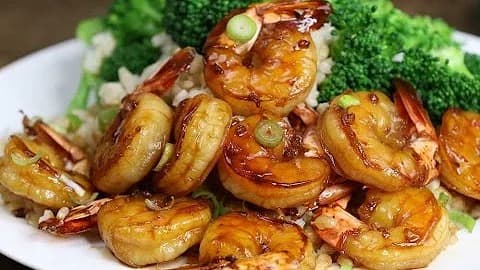 Honey Garlic Prawns