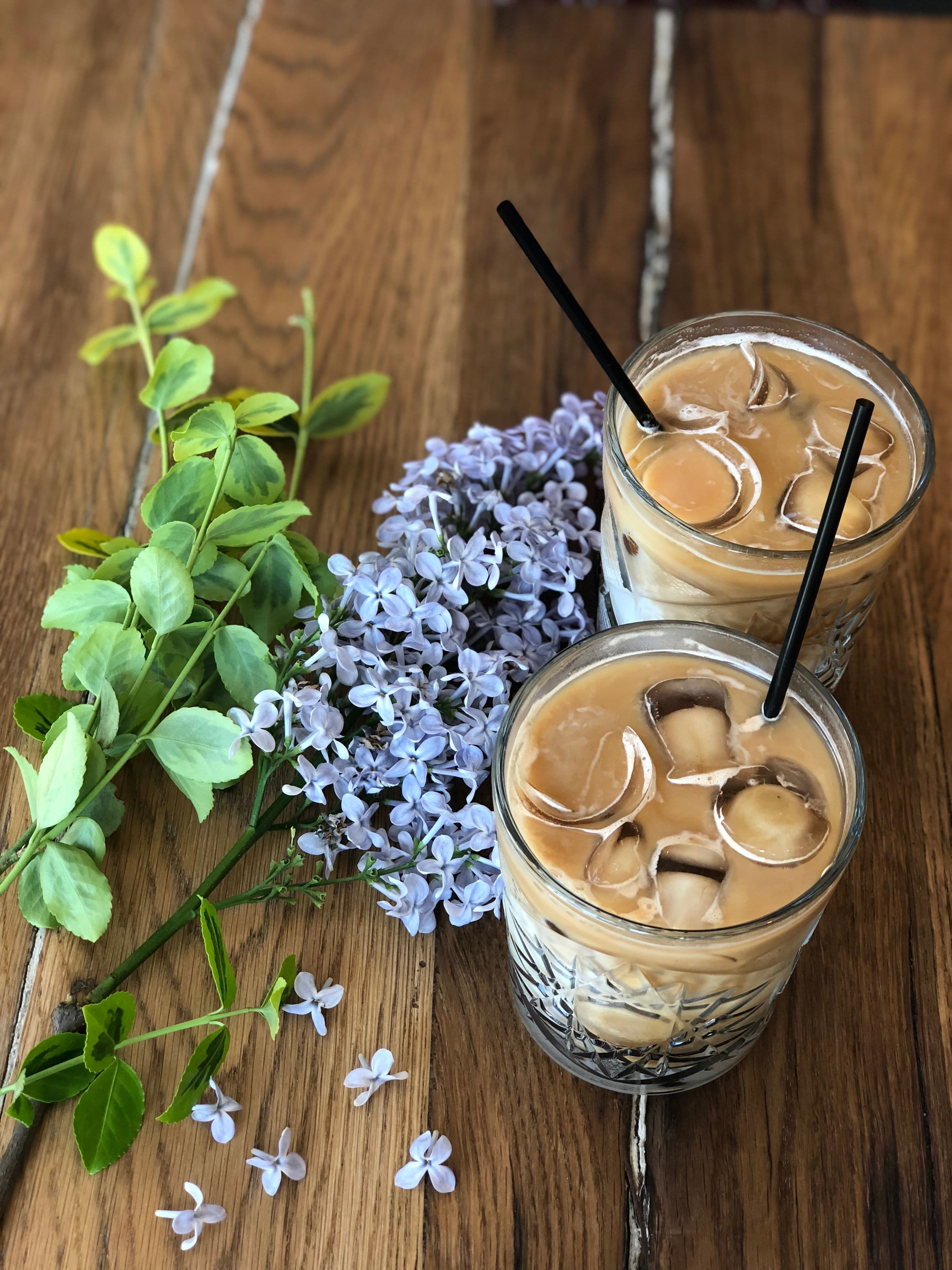 Iced Lavender Latte