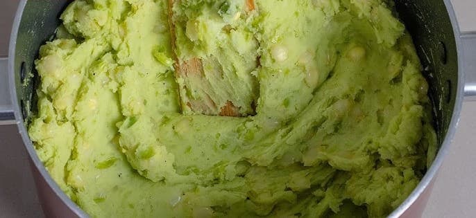Irio (Mashed Peas, Corn, Potatoes)