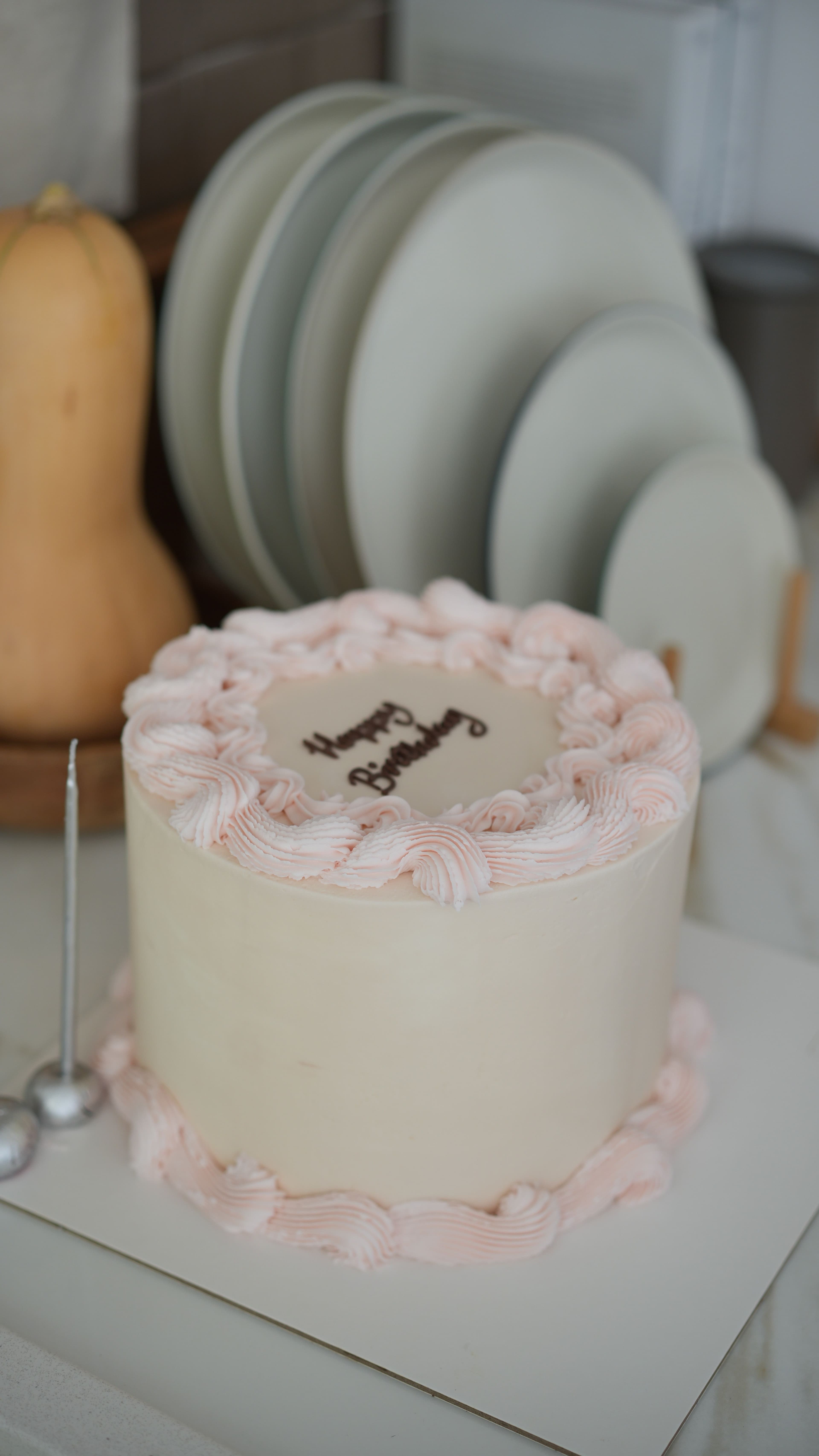 Italian Meringue Buttercream Cake